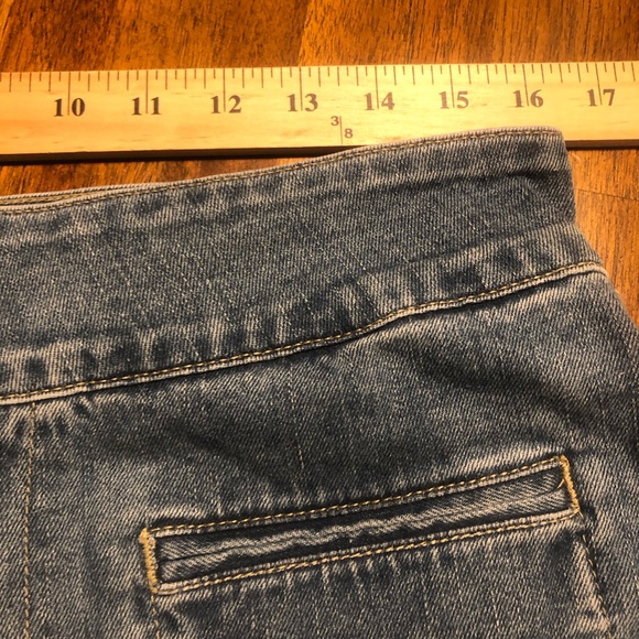 NWT $268 FRAME Le Hardy High Waist Wide Leg Jeans in 'Deepwater' in size 32! - Picture 8 of 12